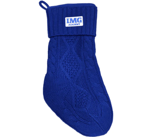 Dasher Knit Holiday Stocking